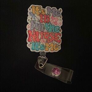 Colorful Nurse Badge Reel